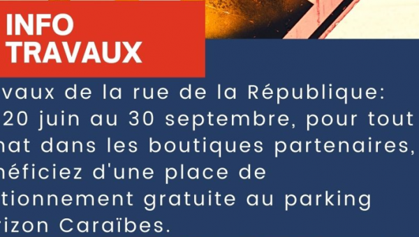 Info travaux: rue de la République