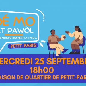 Mercredi 25 septembre : Dé Mo Kat Pawol - Petit Paris