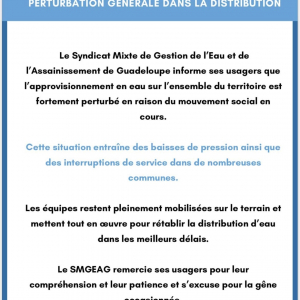Communiqué général acheminement de l'eau – Mercredi 19 février 2025