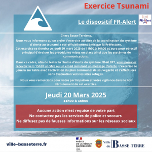 Info Exercice Tsunami 