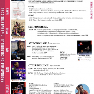 Calendrier spectacle vivant 