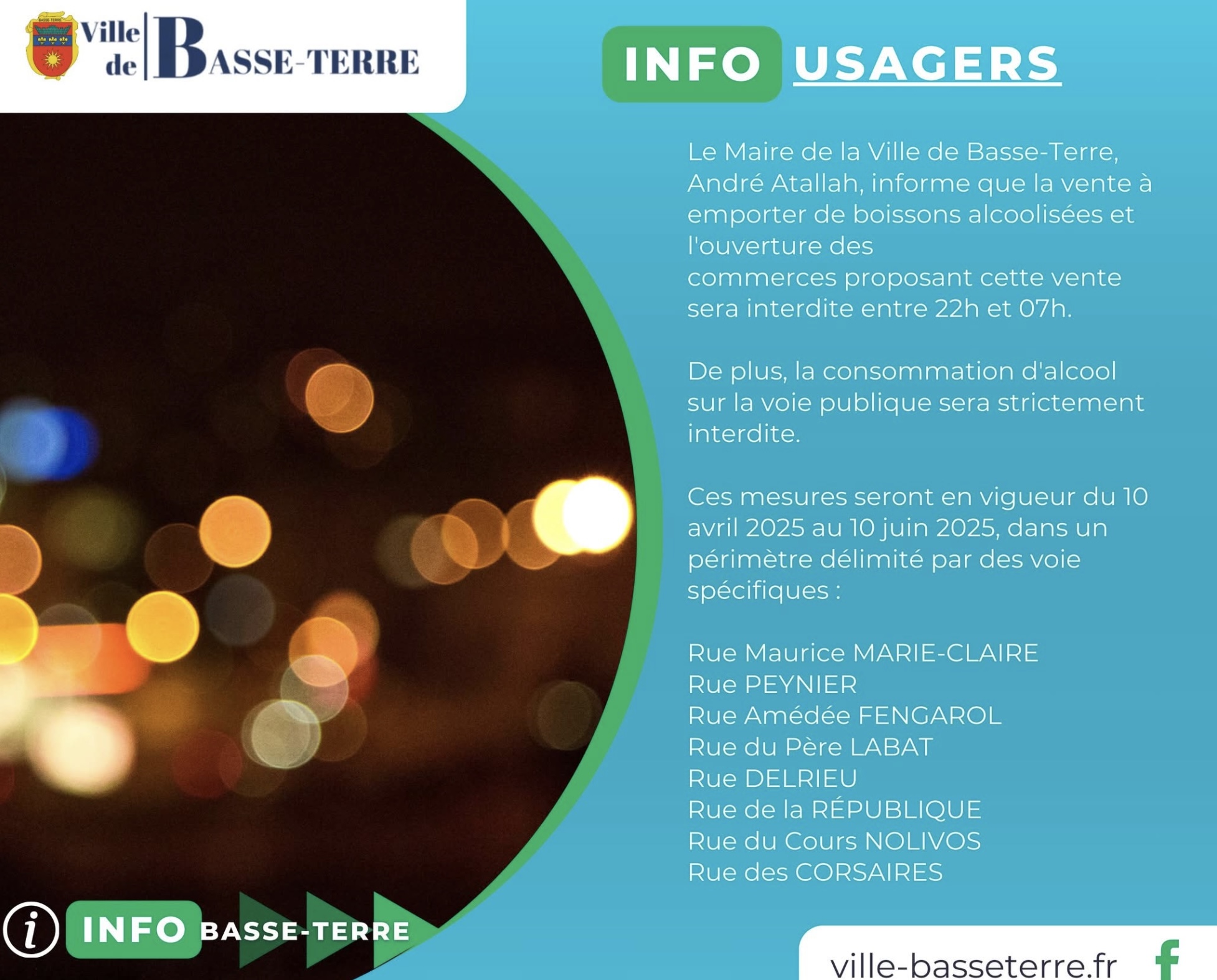 Info Usager - Réglementation 