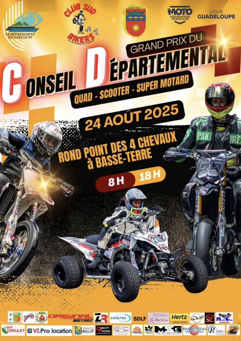 Grand prix super motard du Conseil Départemental - 24 août 2025