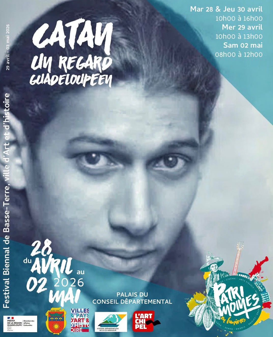[exposition] CATAN, UN REGARD GUADELOUPÉEN-28 avril au 2 mai 2026-Palais du Département à Basse-Terre
