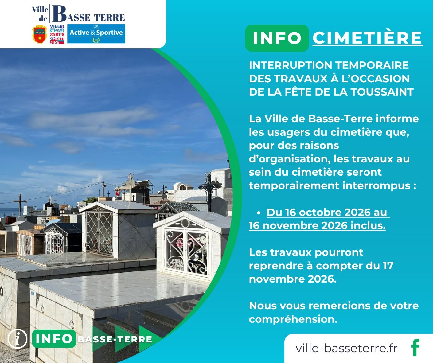 Info cimetière